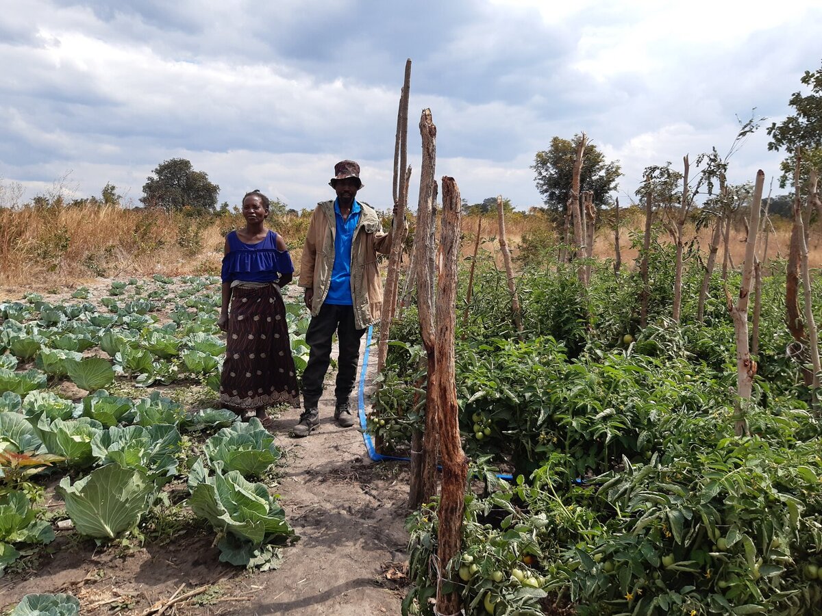 I am proud to work with Caritas, says Muyunda Masiye, a lead farmer in ...