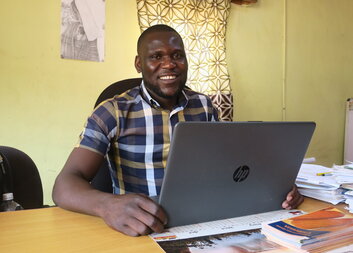 Being a field worker is so fulfilling, says Clinton Fundulu from Zambia’s Meheba Refugee Settlement field office 