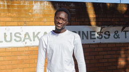 My dream of pursuing higher education became a reality, says Damien, a refugee in Zambia 
